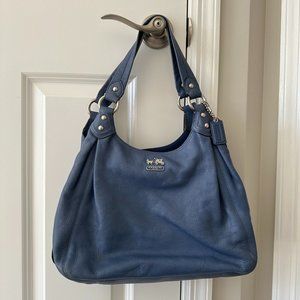 Coach Madison Leather Maggie Hobo 14336 in Periwinkle